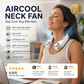 🍃 Neck Air Conditioner Fan – Ultra‑quiet, 360° rotating, 3 speeds. Hands‑free cooling, long battery. Summer essential!