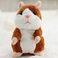 🎄LIMITED-TIME 50% OFF! ⏰Talking Hamster Plush – repeats whatever you say, auto head-shaking, hilarious fun for kids & adults