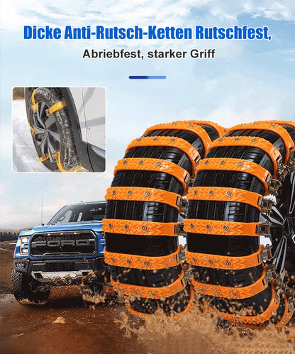 Non-Slip Tyre Chains for Most Cars