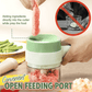 4-in-1 manual electric vegetable cutter setMultifunction cordless food processor