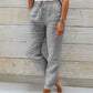 🥳2026 HOT SALE👖 60% OFF! 🌸Women's Elastic Waist Cotton Linen Wide Leg Pants🌸