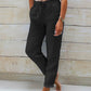 🥳2026 HOT SALE👖 60% OFF! 🌸Women's Elastic Waist Cotton Linen Wide Leg Pants🌸