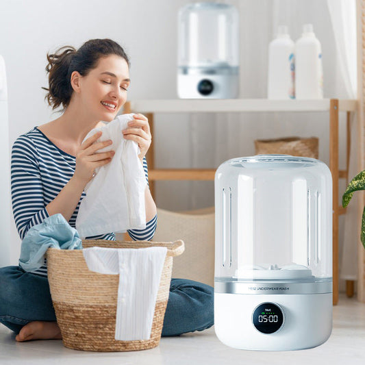 😍Portable Rechargeable Mini Washing Machine for Underwear！🩲