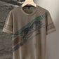 Men's Printed Round Neck Short Sleeve T-shirt