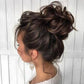 💗Messy Curly Hair Bun Scrunchie Extensions💗