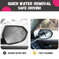 🥳2026 HOT SALE🥳💞50K+ SOLD! 🚗🌧️ Retractable Rear-view Mirror Wiper – extends to 980mm, clears rain fast for safer driving. Soft sponge grip, portable! 🛡️✅