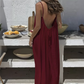 🏖️Last day sale 50% OFF💕20K+ SOLD!⚡Women's Casual Backless Spaghetti Strap Maxi Dress