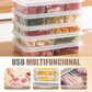 Contenedor de Alimentos Reutilizable con Divisiones
