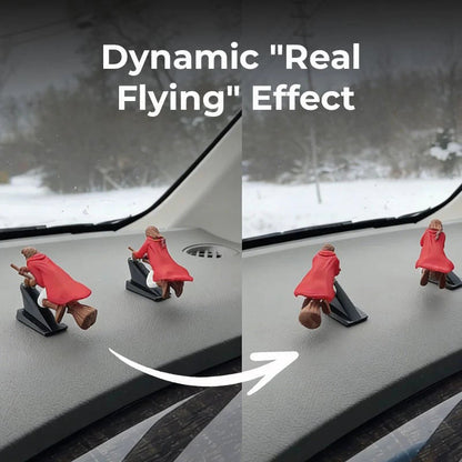 🧹Magical Broomstick Car Dashboard Ornament