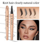 🔥 BUY 1 GET 1 FREE! ✨ 3D Microblading Eyebrow Pencil – 4-Prong Tip, Waterproof & Natural Hair-Like Strokes 🖌️