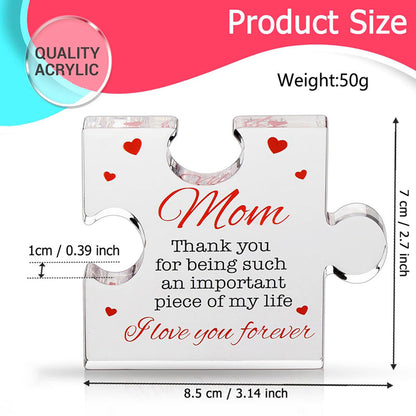💕Mother's Day Special Sale-￡7.99!!💐Crystal Clear Acrylic Thank You Gift for Loved Ones