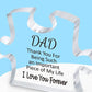💕Mother's Day Special Sale-￡7.99!!💐Crystal Clear Acrylic Thank You Gift for Loved Ones