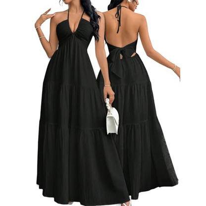 🔥 Today only!💞 Women's Plain Dress,80% off❗ Summer Clothes Women, Casual Basic Loose Fit Sleeveless Dress