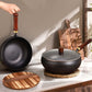 📢 60% OFF!! ⏰ Cast Iron Wok – Robust cast iron roasting pot with lid for braising & cooking 👩‍🍳
