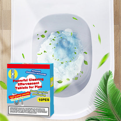 🔥 50% OFF! 💦 Powerful Drain Cleaning Effervescent Tablets | Fast-Dissolving Formula for Hair, Grease & Everyday Build-Up | Easy Sink & Pipe Cleaner ✨