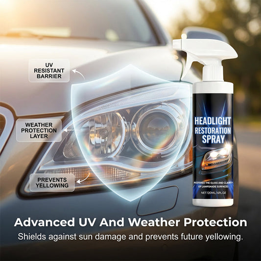 🔥🔥Professional Headlight Restoration Spray Kit