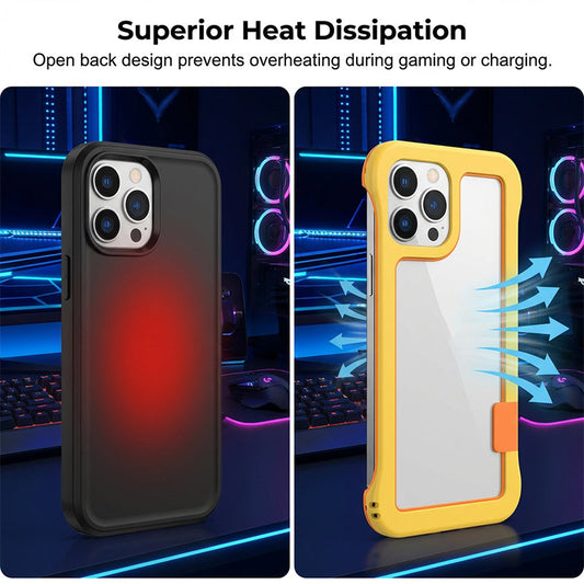 🔥Only today！SAVE 50%🎉Hollow-Out Heat Dissipation Bumper Case 📱