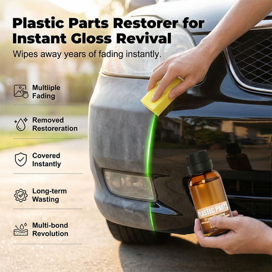 🔥Buy 1 Get 1 Free 🔥Car Plastic Parts Crystal Coating Restorer ✨🚗💎🛡️