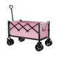 🥳2026 HOT SALE🥳💞50K+ SOLD!🚚🏕️ 50% OFF! Heavy‑Duty Collapsible Wagon Cart – 130L capacity, 80kg load, all‑terrain wheels. Thickened carbon steel frame – haul garden supplies & shopping with ease! 🛒✨