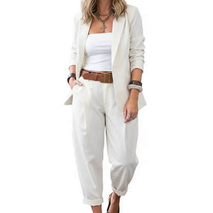 🥳2026 HOT SALE🥳💞50K+ SOLD!🎀💫 50% OFF! Women's Tapered Pants ， Neutral colors pair with anything. Effortless elegance for any occasion. 🛡️🕊️