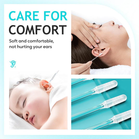 🌟Dual-Action Sticky Ear Cleaning Sticks👂 Safe & Effective Ear Cleaning✨