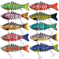 🌞 Spring Sale 50% Off🔥8-Segment Bionic Swimbait | Ultra-Realistic S-Action Multi-Jointed Fishing Lure for Bass, Pike & Trout🎣