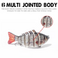🌞 Spring Sale 50% Off🔥8-Segment Bionic Swimbait | Ultra-Realistic S-Action Multi-Jointed Fishing Lure for Bass, Pike & Trout🎣
