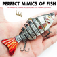 🌞 Spring Sale 50% Off🔥8-Segment Bionic Swimbait | Ultra-Realistic S-Action Multi-Jointed Fishing Lure for Bass, Pike & Trout🎣