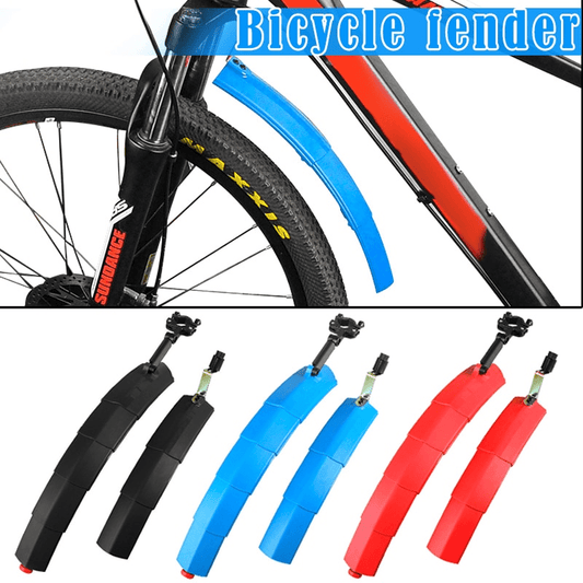 ✨The "Adulting" Mudguard: 2-in-1 Telescopic Shield + Safety Light! 🚨✨ (No More Mud Suits)