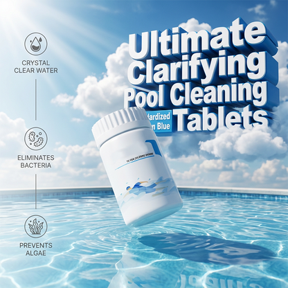 ✨ Crystal Clear Pool Cleaning Tablets! 🏊‍♂️