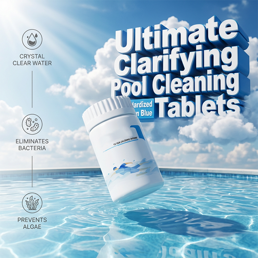 ✨ Crystal Clear Pool Cleaning Tablets! 🏊‍♂️