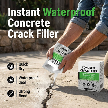 🥳2026 HOT SALE🥳💞50K+ SOLD!🧱💧 55% OFF! Waterproof Crack Grout & Sealant – Instantly seals concrete cracks & prevents water seepage. Precision nozzle – no messy tools, easy DIY! 🛠️✨