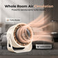 100-Speed Turbo Desk Fan – Ultra-Quiet Rechargeable Cooling, Smart Digital Display, Portable Vortex Air Circulator for Bedroom, Office & Home