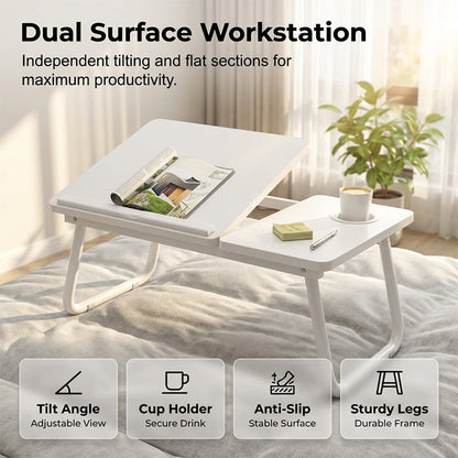 Foldable Lap Desk with Cup Holder🔥70%off