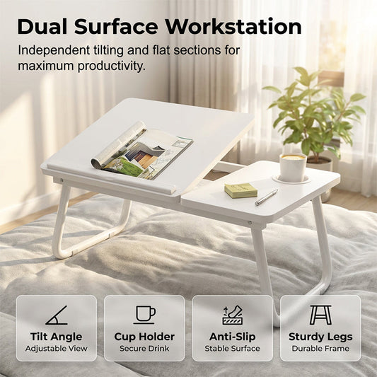 Foldable Lap Desk with Cup Holder🔥70%off