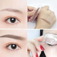 Instant adjustable eyebrow stamp with two-color brow powder