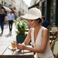 ✨Women’s UPF 50+ Elegant Foldable Sun Hat – Wide-Brim Cotton Bucket Hat with Neck Flap & Adjustable Strap 🌞🇬🇧 | Packable, Breathable & Beach-Ready