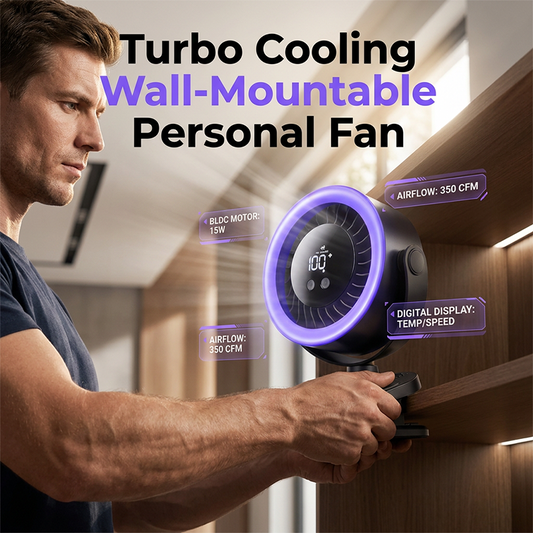 ❄️USB Powered Wall-Mountable Small Personal Fan