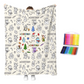 💗LAST DAY SALE 56% OFF🎁 Personalised Colouring Blanket – The Unique DIY Gift They’ll Love