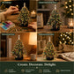 🔥Hot Sale 58% OFF🔥 Elegant Beaded Mini Christmas Tree – Collector's Holiday Decor Set, Tabletop 🎄