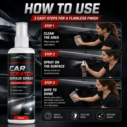 🥳2026 HOT SALE🥳💞50K+ SOLD!🚗✨ Buy 1 Get 1 Free! Universal Car Scratch Repair Spray – Erases light scratches, swirl marks & scuffs fast. No body shop needed – restore your car’s gloss in minutes! 🛡️💨