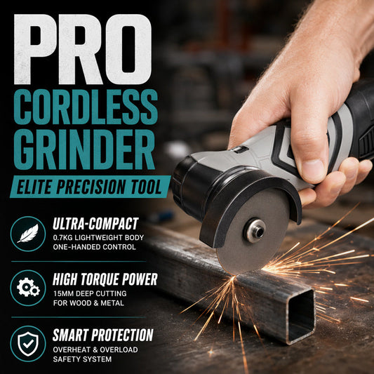 Mini Cordless Angle Grinder Kit