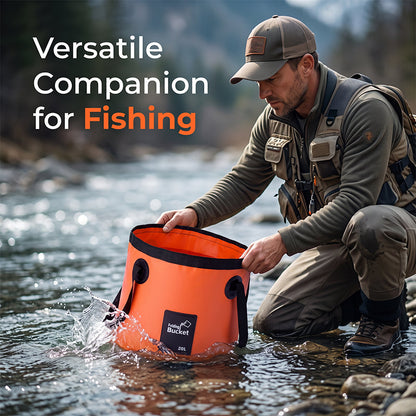 📢📢50% OFF !! ⏰Portable Folding Bucket for Outdoor Camping and Fishing