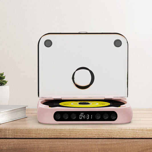 💿50% OFF | Retro Portable Bluetooth 5.3 CD Player – Lossless Clear Sound, 2000mAh Rechargeable Battery, Play All CD & MP3 Discs!