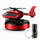 🚗Solar Helicopter Aromatherapy Diffuser – Spins in Light, Refillable Scent Pads, for Car & Home ✨🚁