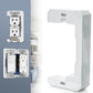 Metal Wall Plate Spacer For Uneven Electrical Outlet Boxes