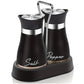 🐧50% OFF NOW! Penguin Design Salt and Pepper Shaker Set, Transparent Glass Bottom Seasoning Dispenser, Large‑Mouth Refillable Spice Container for Kitchen Countertop