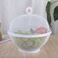 ⏳Time-Limited Special⏰ Fruit Basket with Lid – Breathable, Drainable, Insect Proof 🍇