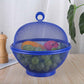 ⏳Time-Limited Special⏰ Fruit Basket with Lid – Breathable, Drainable, Insect Proof 🍇