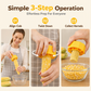 Portable Manual Corn Stripper Tool for Kitchen and Outdoors